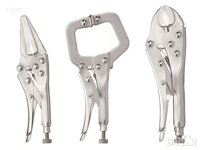 НОВИ! 3 броя заключващи клещи чираци PARKSIDE клещи за заваряване