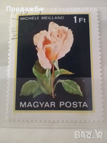 Красива  колекция Унгарски пощенски  марки  с  цветя, снимка 3 - Филателия - 41802307