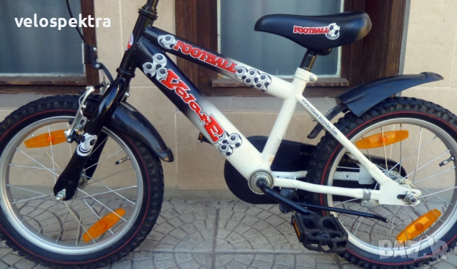 ФУТБОЛ -16 цола капли ! Тип БМХ ! Отличен !, снимка 4 - Велосипеди - 52158419