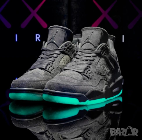 лимитирани Air Jordan 4 Retro x KAWS номер 43 ,5-44 оригинални маратонки 