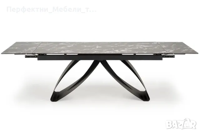 Заседателна маса 200/90 см.,трапезна маса за 10 души-бял плот, снимка 2 - Работни маси и бюра - 50081628