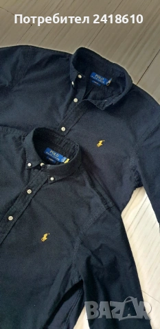 POLO Ralph Lauren Cotton Slim Fit Mens Size L и S  ОРИГИНАЛ! Мъжки Ризи!, снимка 4 - Ризи - 53356163