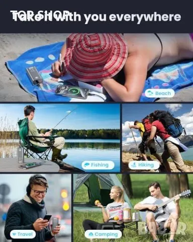 Нов Компактен 30W Power Bank батерия 10000mAh за Смартфони и Таблети, снимка 3 - Друга електроника - 49639593