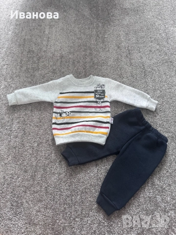 Чисто ново есенно комплектче 74 размер, снимка 2 - Комплекти за бебе - 51475240
