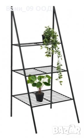 Цветарник от стомана на 3 нива