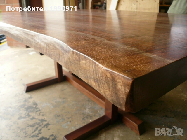 Маса от масив дъб, орех, бряст, круша, елша по модел и размери на клиента, снимка 4 - Маси - 52471579