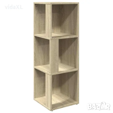 vidaXL Ъглов шкаф, дъб сонома, 33x33x100 см, инженерно дърво