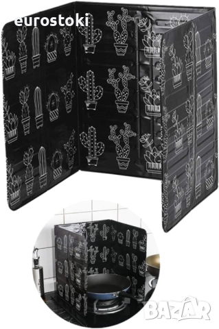 Cabilock, Протектори за готварска печка при пържене 2 броя, предпазител против пръски, екран за готв, снимка 4 - Аксесоари за кухня - 52296700