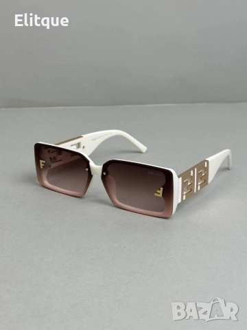 очила с черен обикновен калъф и Ув защита fendi 