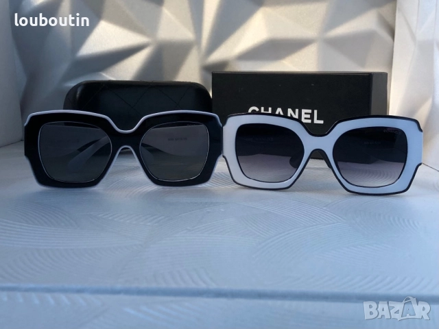 Дамски слънчеви очила квадратни черно и бяло, снимка 15 - Слънчеви и диоптрични очила - 51703729