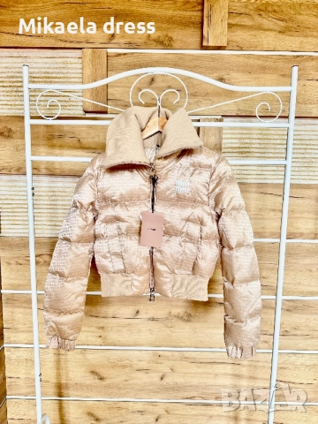 Прекрасно и много топло зимно яке от марката Miu Miu. Подходящо за студените дни на сезона.С,М,Л и Х, снимка 6 - Якета - 51939813