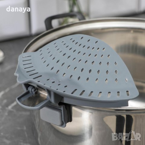 2405 Пластмасов гевгир за тенджера уред за отцеждане, снимка 2 - Аксесоари за кухня - 34125355