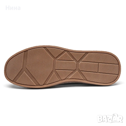 Мъжки спортни обувки от естествена кожа , снимка 5 - Маратонки - 51522703