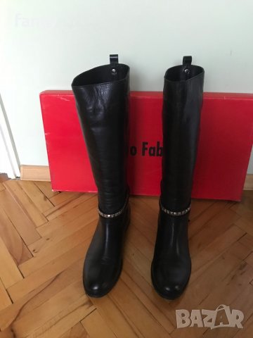 Високи ботуши Carlo Fabiani, снимка 3 - Дамски ботуши - 34434105