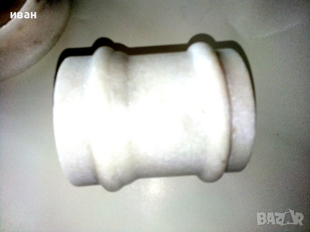 Комплект стари мраморна ваза + пепелник, снимка 2 - Антикварни и старинни предмети - 52921156