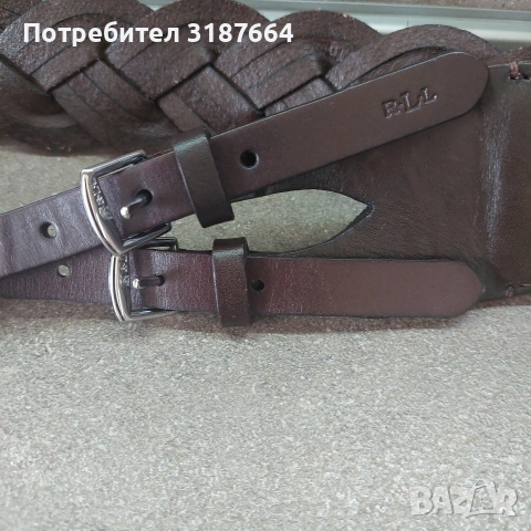 Raulf lauren polo кожен колан, снимка 5 - Колани - 53691835