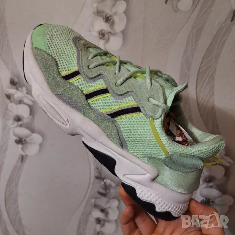 маратонки  adidas Originals Ozweego Glow Green номер 43 ,5-44, снимка 15 - Маратонки - 41717988