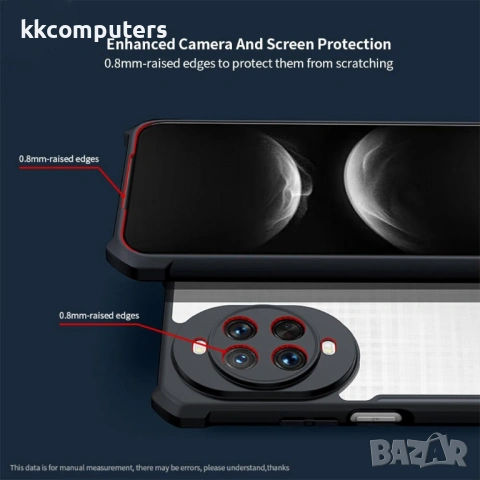 Калъф XUNDD за Huawei nova 14 Pro 5G -Shockproof, Прозрачен TPU+Aкрил, Вграден Airbag, Защита на Кам, снимка 4 - Калъфи, кейсове - 53187837