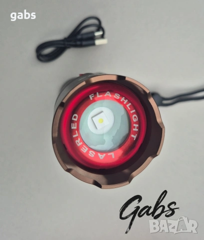 Мощен LASER LED фенер COBA CB-X53,2000м в пластмасова кутия, снимка 5 - Къмпинг осветление - 52479922