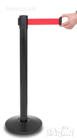 Ограничително колче / стопер с лента 220 см., снимка 8 - Друго търговско оборудване - 51835958