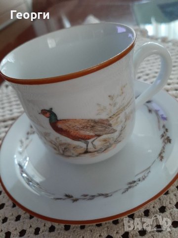 Порцелан ловен сет за кафе, снимка 2 - Декорация за дома - 41897065
