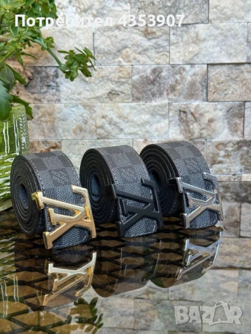 LOUIS VUITTON естествена кожа колан, снимка 7 - Колани - 50973903