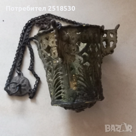 Старинно кандило , снимка 5 - Антикварни и старинни предмети - 51877512