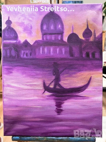 Оригинальная картина Венеция на закате