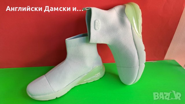 Английски дамски кецове тип чорап-RIVER ISLAND, снимка 2 - Кецове - 40269328