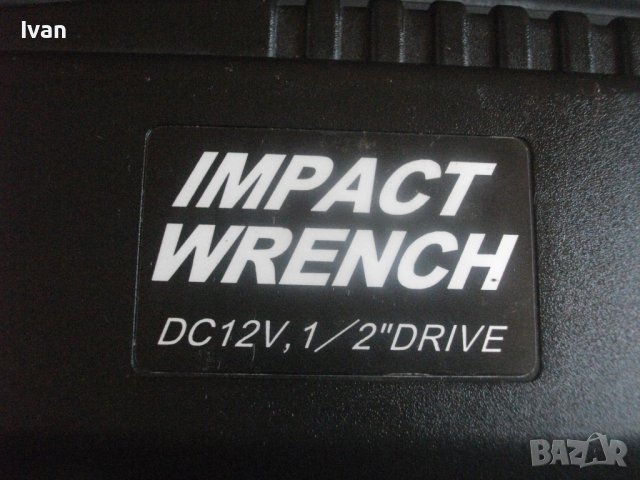 12 Волта/1/2 Drive Захват-Гайковерт Голям-IMPACT WRENCH-Made in Taiwan-Отличен-Реверсивен, снимка 7 - Други инструменти - 41392108