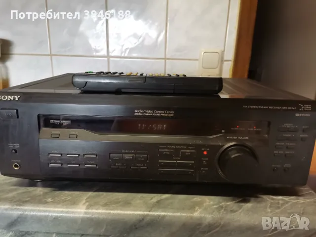 Sony STR DE345 5.1 Channel 100 Watt Receiver, снимка 1