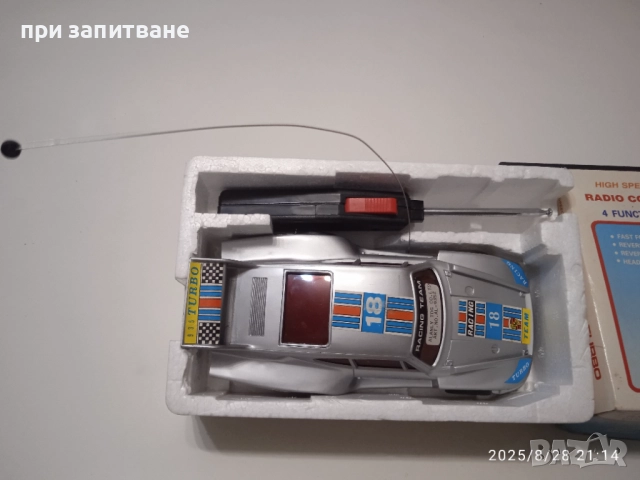 Стара играчка количка Porsche 935 turbo Radio- controlled, 1:20, работи,, снимка 3 - Колекции - 51527498
