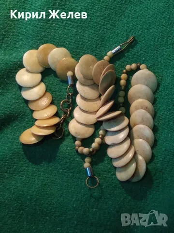 ЕТНО ЕРТ КОМПЛЕКТ ОГЪРЛИЦА и ГРИВНА от РОГ РЪЧНА МАЙСТОРСКА ИЗРАБОТКА 47328, снимка 13 - Бижутерийни комплекти - 47282843