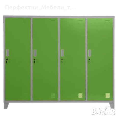 Метални гардеробчета с различни цветове-1-2,3,4 врати-налични!за детски градини,училище,занималня, снимка 7 - Шкафове и рафтове - 51285935