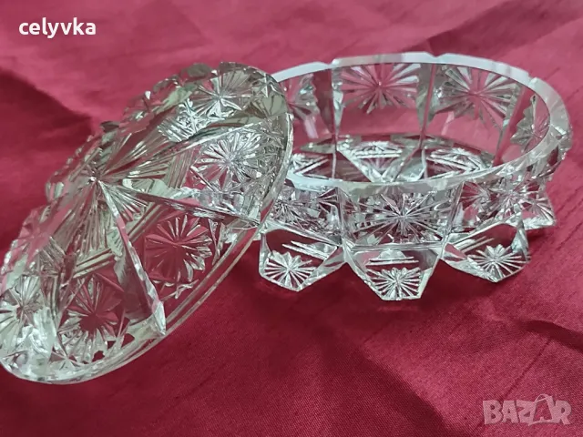 Кристална захарница ( бижутерка), снимка 2 - Други - 50183252