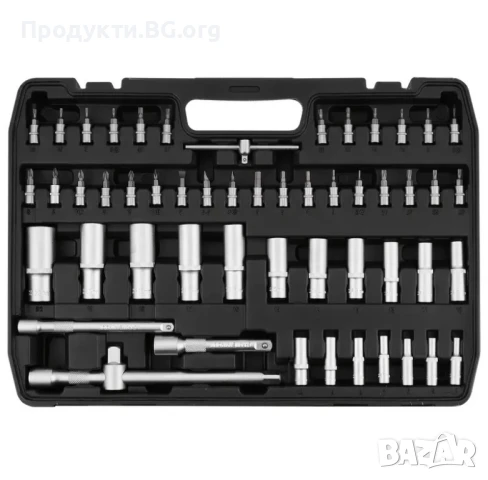 Професионален гедоре комплект 172 части – Cr-V стомана, 1/4", 3/8", 1/2", снимка 8 - Куфари с инструменти - 50756548