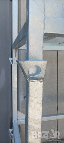 Рогатки / Кош / Метални палети  за телескопични подпори, поцинковани-нови, снимка 3 - Други машини и части - 36036396