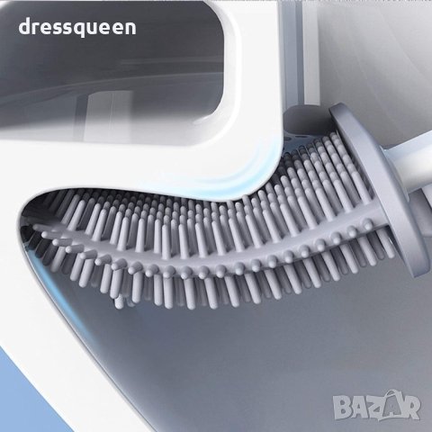 3858 Силиконова четка за почистване на тоалетна, снимка 8 - Други стоки за дома - 44240453