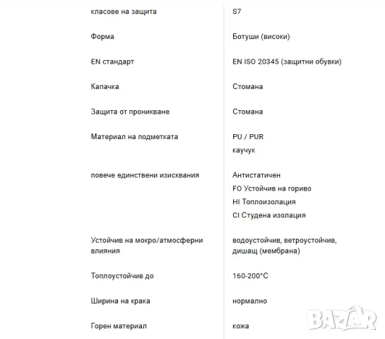 S7 Engelbert Strauss  S3 Polaris  номер 39  Високи работни Предпазни ботуши, снимка 9 - Дамски ботуши - 49470528