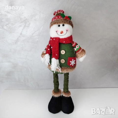 6221 Коледна декоративна фигура със сгъваеми крака, 35–46 см, снимка 2 - Декорация за дома - 52446604