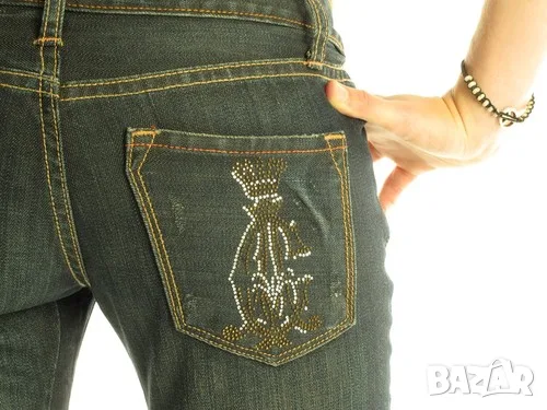 Christian Audigier оригинални дамски дънки, снимка 2 - Дънки - 55714931