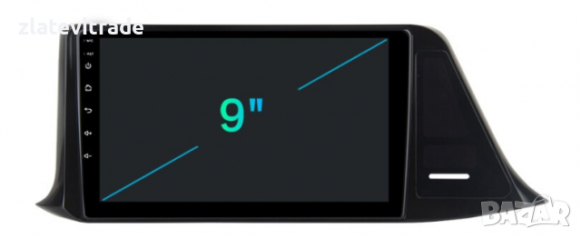 TOYOTA C-HR CHR IZOA 2016-2020 - 9" НАВИГАЦИЯ Андроид Мултимедия, 9370, снимка 8 - Навигация за кола - 36318273