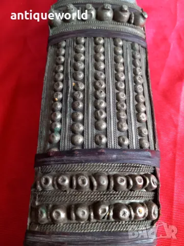 Стар КИНДЖАЛ , Ханджар , Кама, Острие , Сребро, снимка 2 - Антикварни и старинни предмети - 49021525