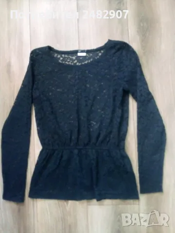 Дамска блуза - дантела , снимка 2 - Блузи с дълъг ръкав и пуловери - 47998154