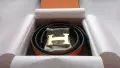 Колан hermes 118см 32mm дволицев Noir/ Gold кафяв / черен, снимка 2