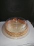 Стъклен поднос за торта/кекс с капак, снимка 4