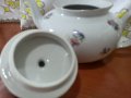 Стар български порцелан сип чайник, снимка 7