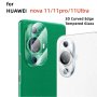 Huawei Nova 11 Pro / 11i / 3D 9H стъклен протектор за камера твърдо стъкло, снимка 1 - Фолия, протектори - 40885245