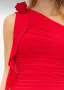 Дамска червена рокля , снимка 7