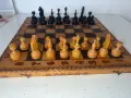 Шах с дървени фигури, снимка 1
